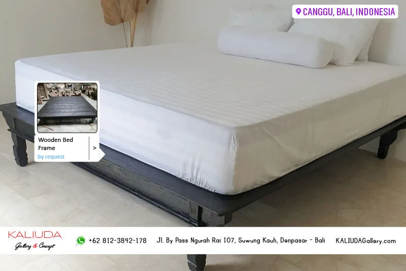 220625 - Wooden Bed Frame - Private Villa, Canggu, Bali by KALIUDA Gallery