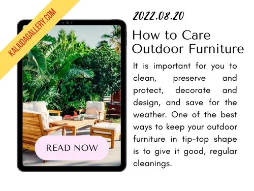 220820 - How to Care Outdoor Furniture - Banner Blog KALIUDA Gallery Bali
